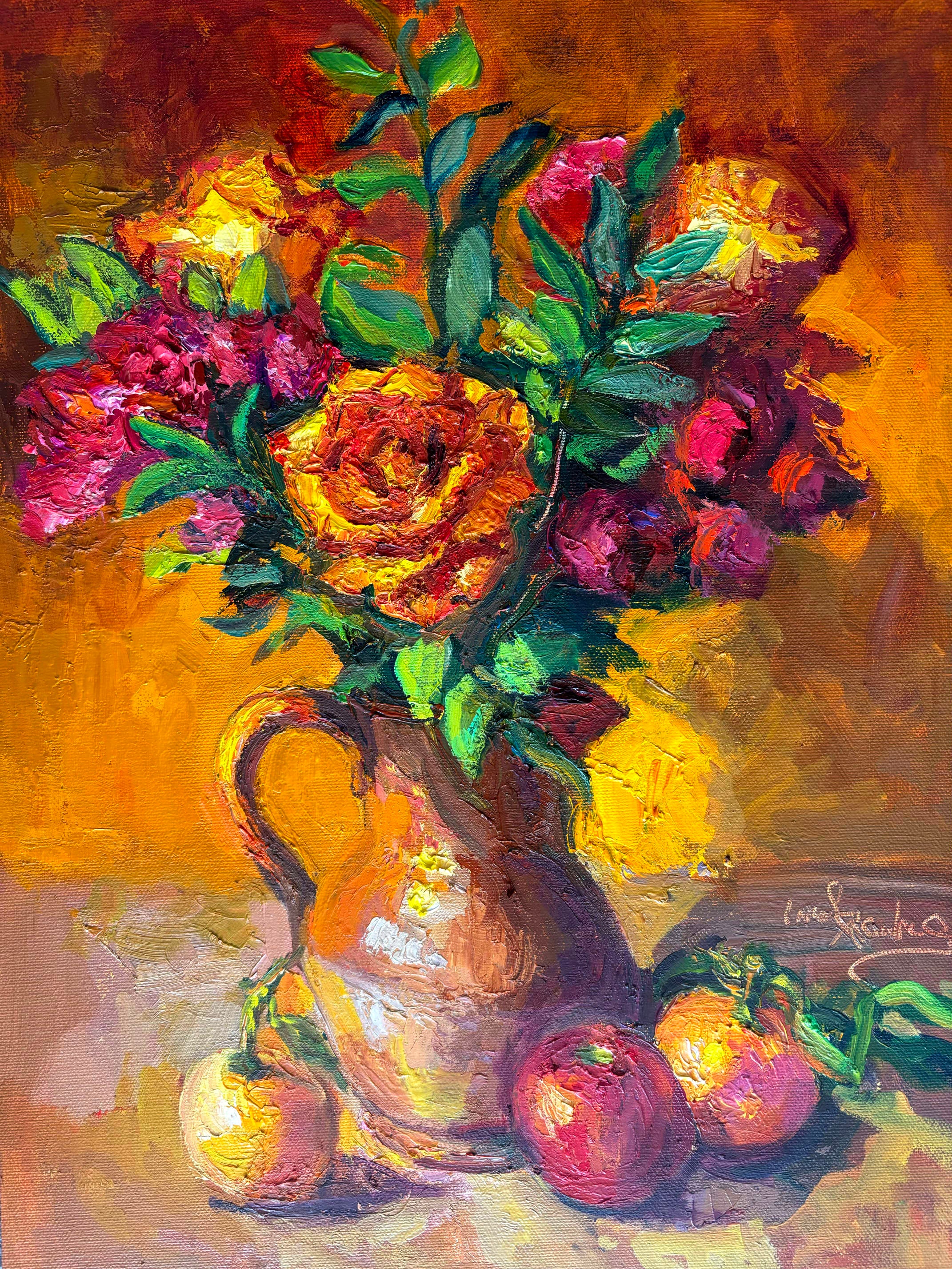 Rose in Terracotta Vase